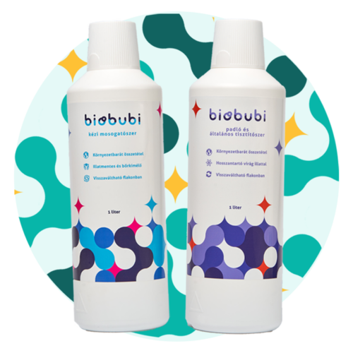 Biobubi mosogatószer és általános tisztítószer csomag
