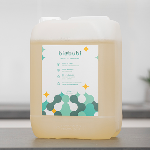 Biobubi mosószer és öblítő utántöltő 5l