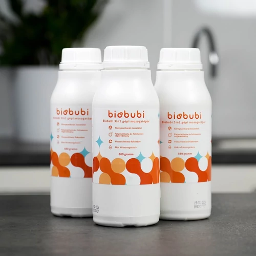 3x Biobubi Gépi mosogatópor 3in1 880gr