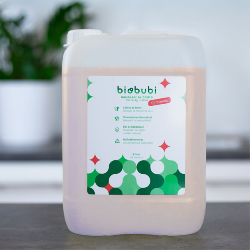 Biobubi mosószer és öblítő új formula 5l virág illattal
