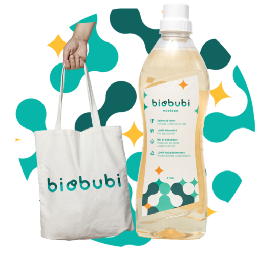 BioBubi mosószer + vászontáska Százhalombattaiaknak