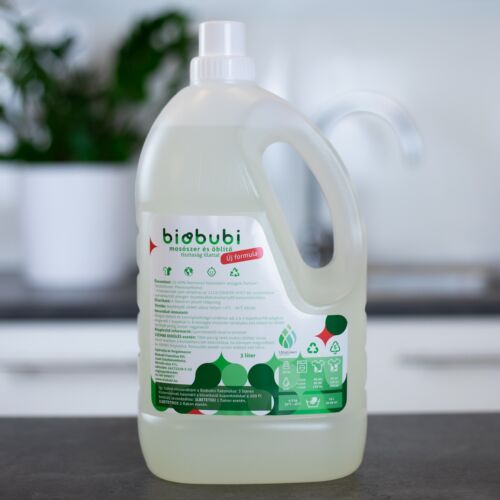 Biobubi mosószer és öblítő új formula 3l