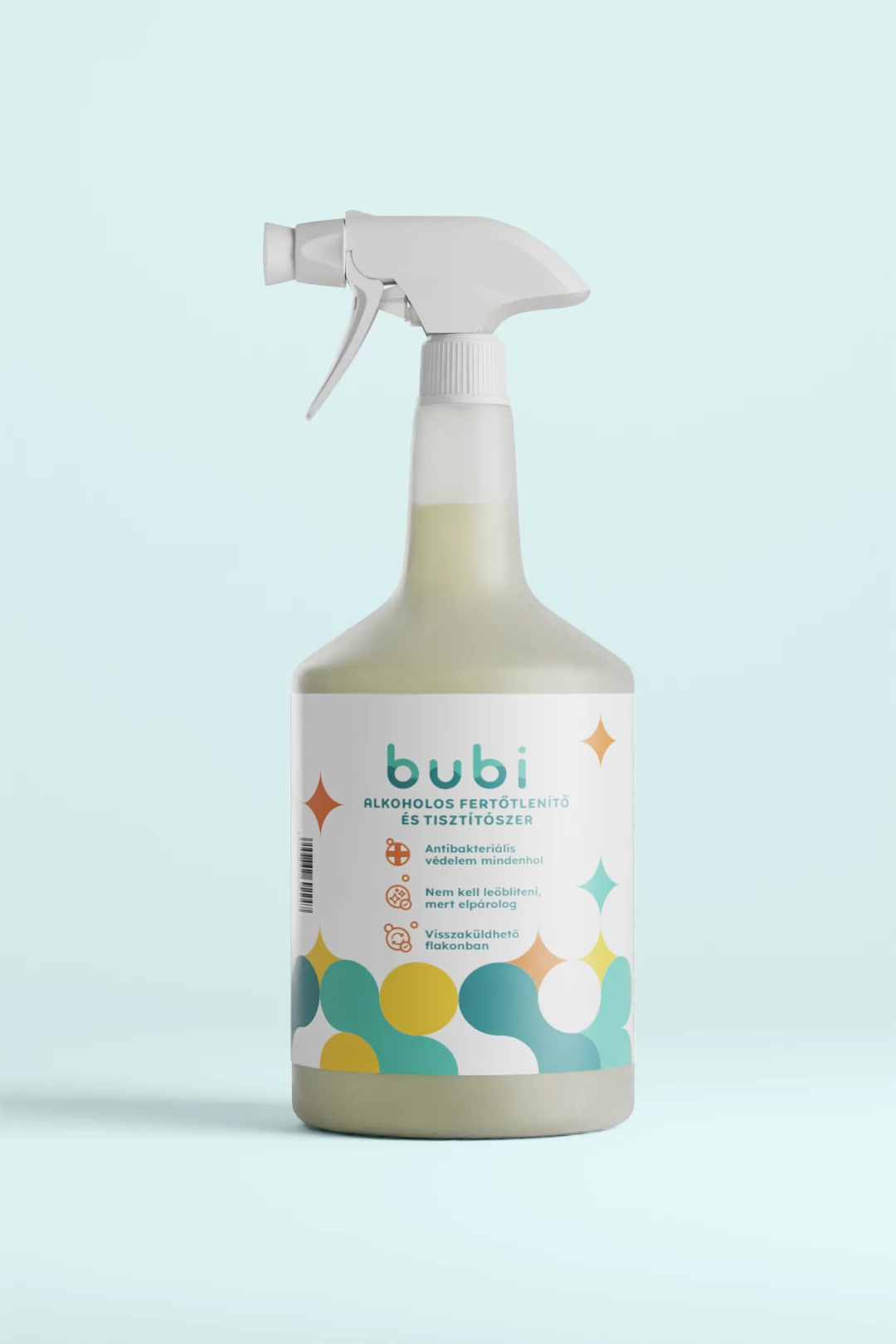 Bubi Alkoholos fertőtlenítő és tisztítószer 750ml