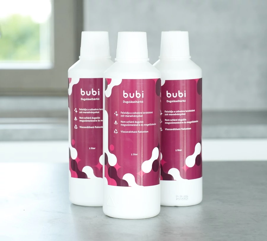 3x Bubi Duguláselhárító 1L