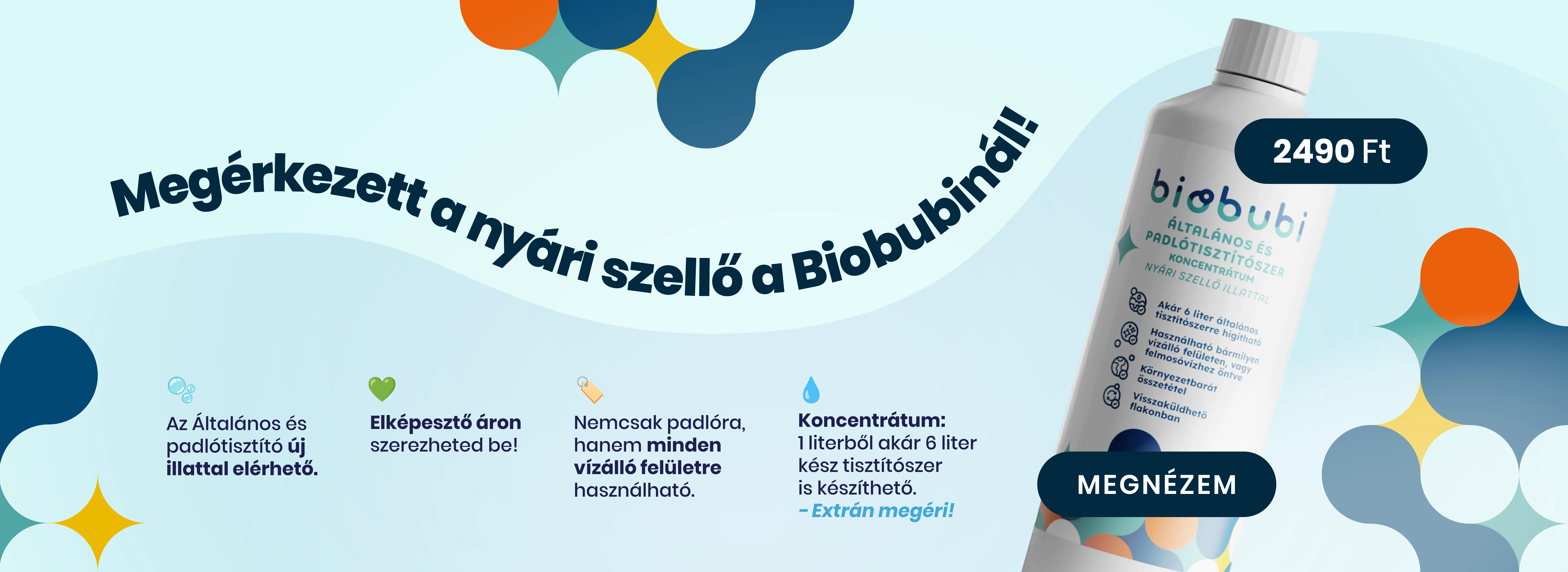 Új Általános és padlótisztító - Nyári szellő illattal